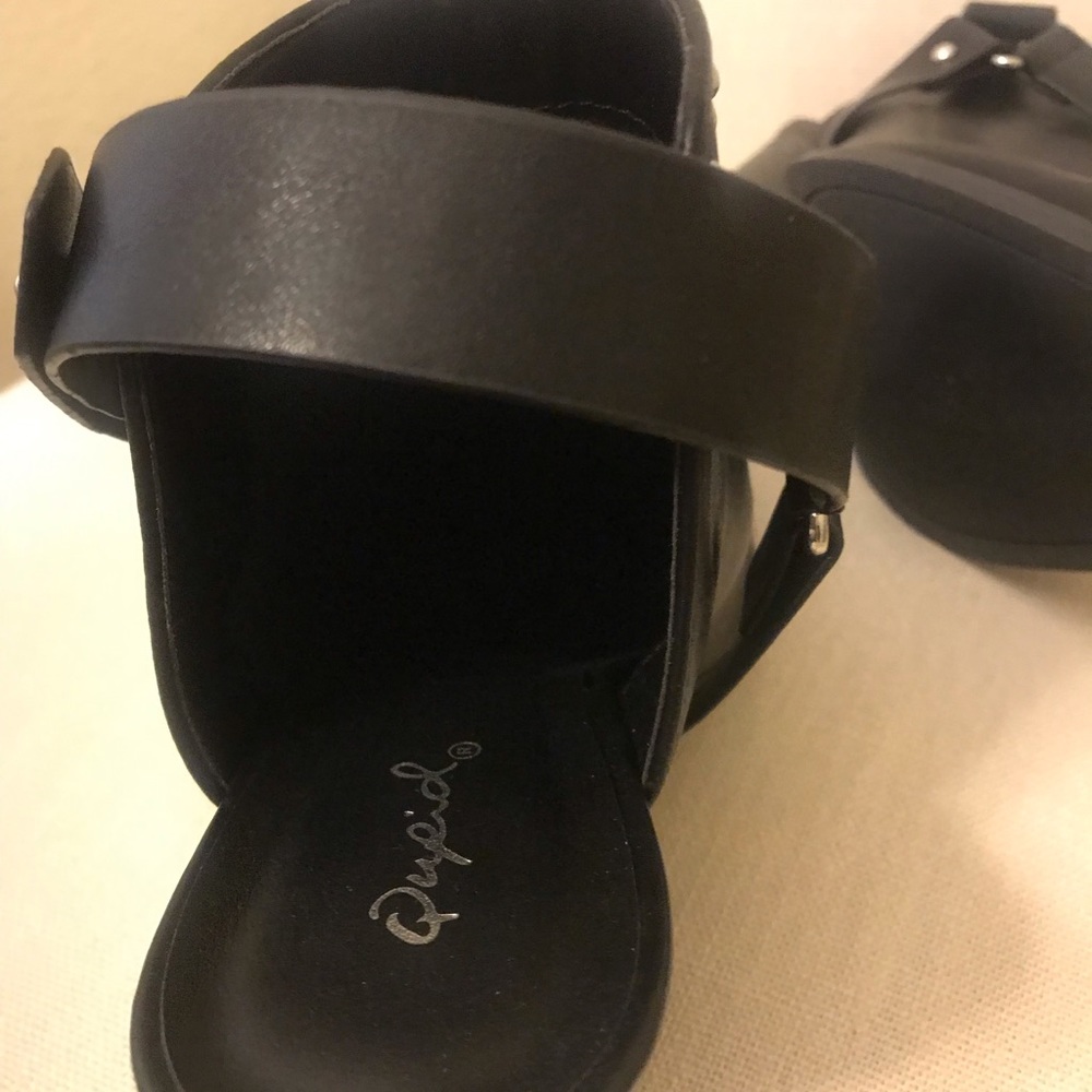 Qupid Studded Pointed Toe Booties - image 5